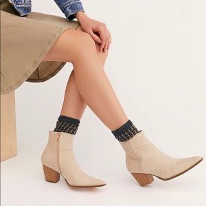 Free People Vegan Going West Boots in Beige size 7